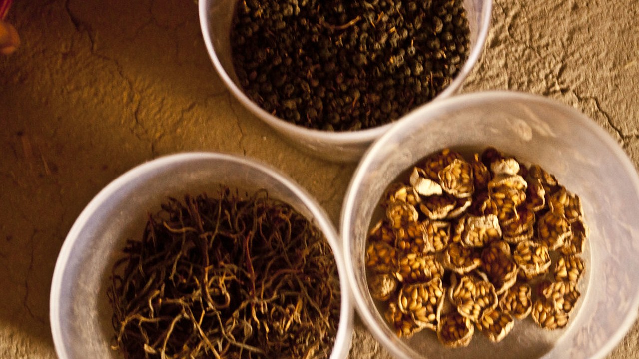 Dried medicinal herbs